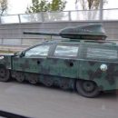 В Европе замечен «танк» на базе Volvo V70