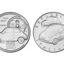Классический Fiat 500 попал на монету 5 евро