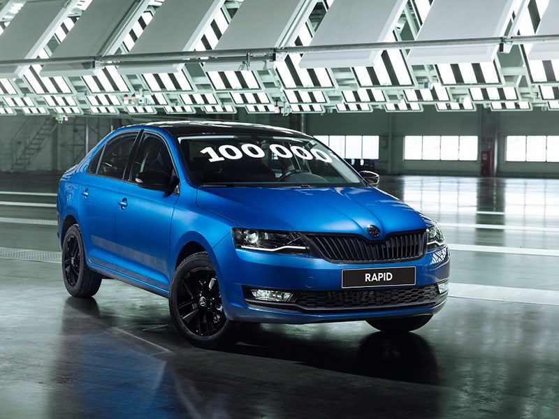 В России собрали стотысячный Skoda Rapid В России собрали стотысячный Skoda Rapid