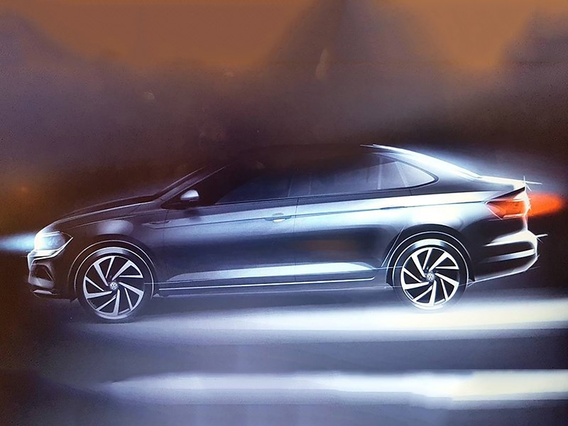 Рассекречен облик нового седана Volkswagen Polo Рассекречен облик нового седана Volkswagen Polo