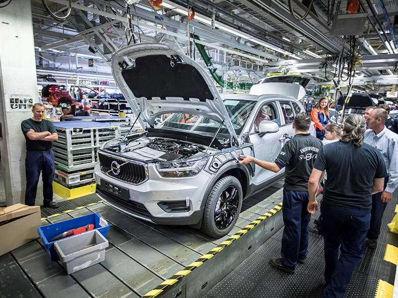 В Бельгии начали собирать кроссоверы Volvo XC40 В Бельгии начали собирать кроссоверы Volvo XC40