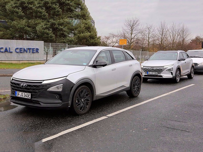 Hyundai начал тесты нового водородного кроссовера Hyundai начал тесты нового водородного кроссовера