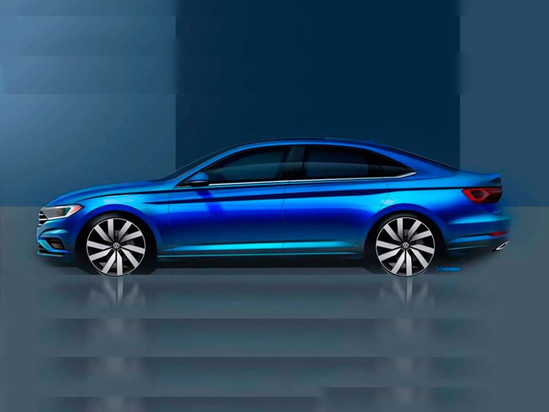 Volkswagen показал профиль новой Jetta Volkswagen показал профиль новой Jetta