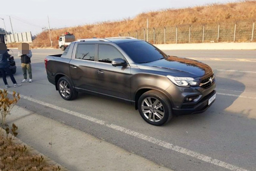 Новый пикап SsangYong Rexton Sports без камуфляжа